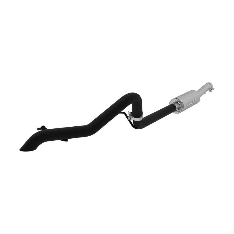 MBRP 12 Jeep Wrangler/Rubicon 3.6L V6 Cat Back Single Rear Exit Off-Road S5530BLK Photo - Primary