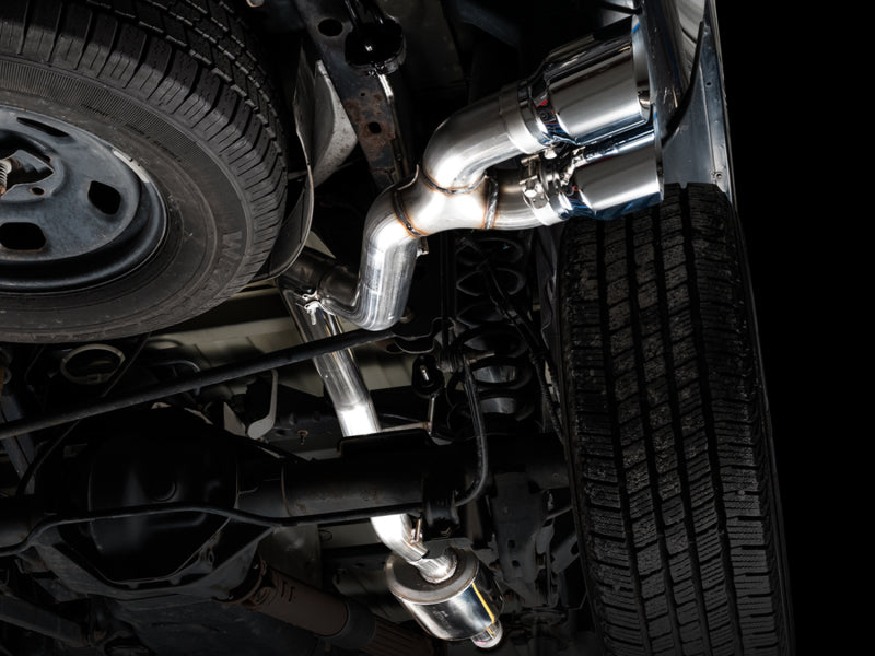 AWE Tuning 09-18 RAM 1500 5.7L (w/o Cutouts) 0FG Single Side Exit Cat-Back Exhaust - Chrome Tips 3015-32304 3015-32304 Photo - Mounted