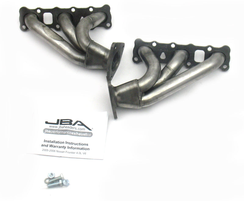 JBA 04-15 Nissan 4.0L V6 1-5/8in Primary Raw 409SS Cat4Ward Header 1410S 1410S Photo - Primary
