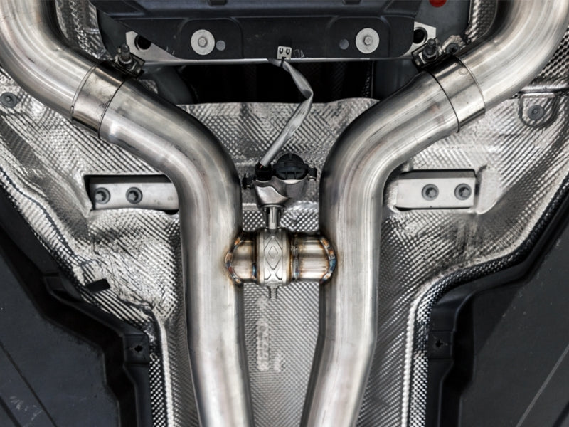 AWE Tuning 2019+ Mercedes-Benz C63 AMG Coupe (W205) SwitchPath Cat-Back Exhaust - No Tips 3025-11005 3025-11005 Photo - Close Up