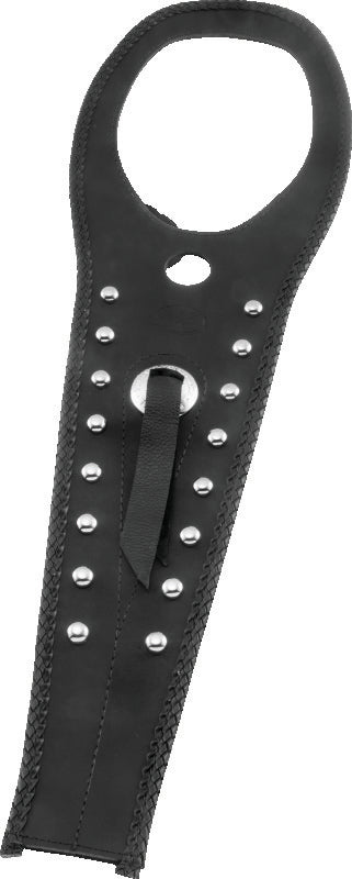Mustang Motorcycle Mustang 98-11 Yamaha V-Star 650 Custom, Classic Tank Bib w/Studs - Black 93148 93148 Photo - Primary