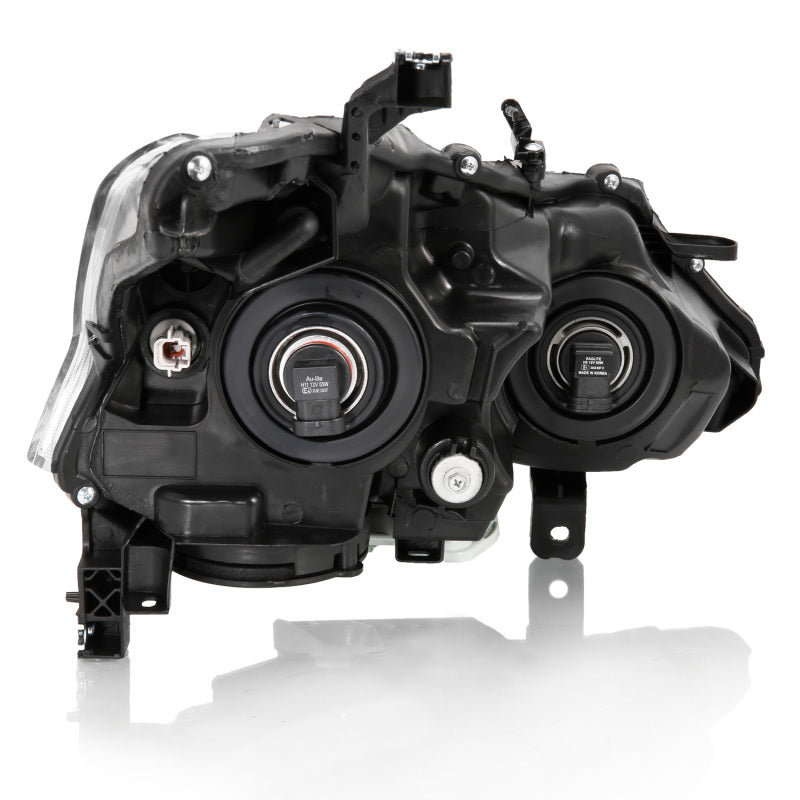 ANZO 2013-2015 Nissan Altima Projector Headlight Black Amber 121549 121549 Photo - Primary
