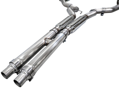 AWE Tuning AWE 2024 Ford Mustang GT Fastback S650 RWD Touring Catback Exhaust w/ Dual Diamond Black Tips 3015-33650 3015-33650 Photo - out of package