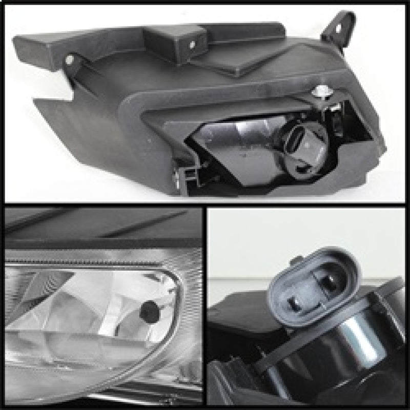 Spyder Mazda 3 2.5L 2010-2011 (excluding Speed3 Models)OEM Fog Lights w/Switch Clear FL-MM32010-C 5070456 5070456 Photo - Unmounted