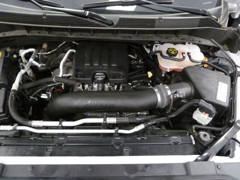 Airaid 19-20 Chevrolet Silverado 1500 L4-2.7L Jr Intake Kit - Oiled / Yellow Media 204-794 204-794 Photo - Mounted