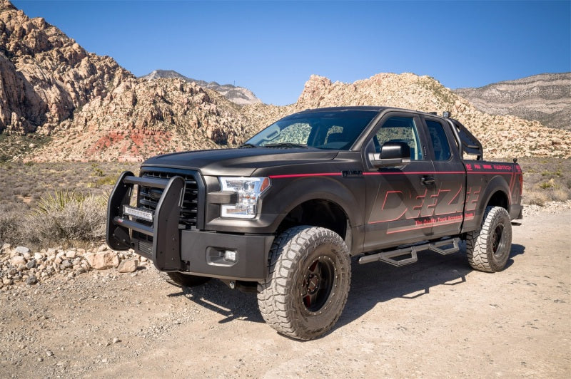 Dee Zee Deezee 99-23 Chevrolet/GMC/Dodge/Ford Full Size Truck Hex Series - Crew Cab Side Steps (Txt Blk) DZ66321TB DZ66321TB Photo - Mounted