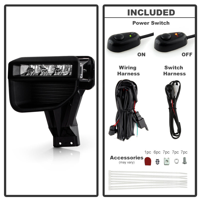 SPYDER 20-22 Ford F250/F350 Super Duty OEM Full LED Fog Lights W/ Switch - Clear 9051135 9051135 User 1