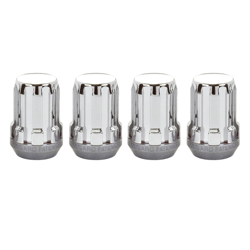 McGard SplineDrive Lug Nut (Cone Seat) M12X1.25 / 1.24in. Length (4-Pack) - Chrome (Req. Tool) 65354 65354 Photo - Primary