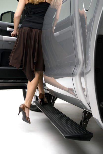 AMP Research PowerStep Electric Running Boards 75137-01A Photo - Mounted