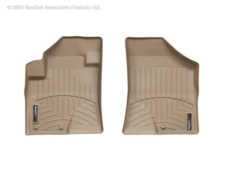 WeatherTech WT FloorLiner - Front - Tan Floor Mats Floor Mats - Rubber main image