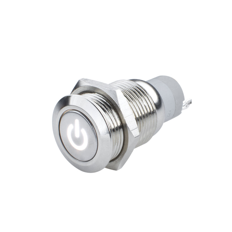 ORACLE Lighting Oracle Power Symbol On/Off Flush Mount LED Switch - White 2057-001 2057-001 Photo - Primary