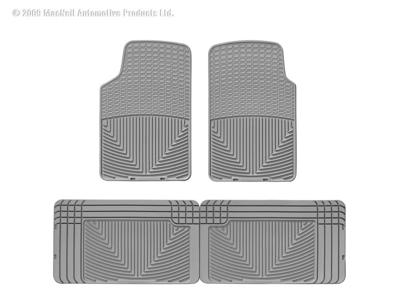 WeatherTech WT Rubber Mats - Rear - Grey Floor Mats Floor Mats - Rubber main image