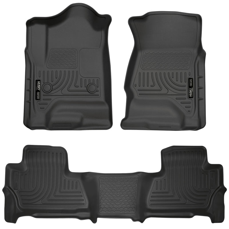Husky Liners 2015 Chevy/GMC Suburban/Yukon XL WeatherBeater Combo Black Front&2nd 99211 Photo - Primary