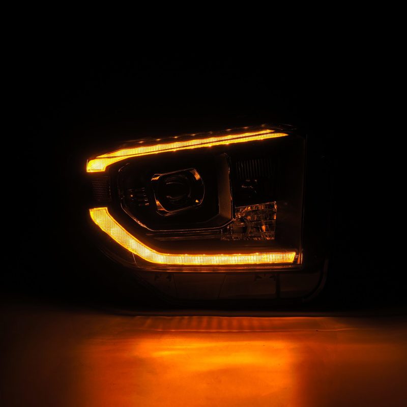 AlphaRex 14-21 Toyota Tundra LUXX-Series LED Proj Headlights Blk w/Actv Light & Seq. Sig + DRL 880835 880835 User 3