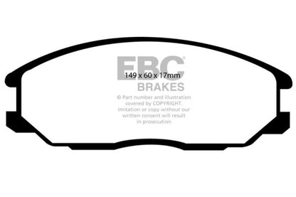 EBC Disc Brake Pad Set DP61332 Photo - Primary