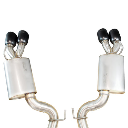 Kooks 10-15 Chevy Camaro SS/ZL1/1LE 3in Cat Back w/ 4in Slash Cut Black Tips 22504280 22504280 Photo - Primary