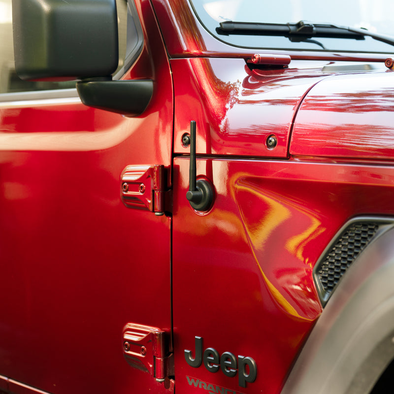 BuiltRight Industries 17-23 Jeep Wrangler / 17-23 Jeep Gladiator Perfect-Fit Stubby Antenna 110036 110036 Photo - Unmounted