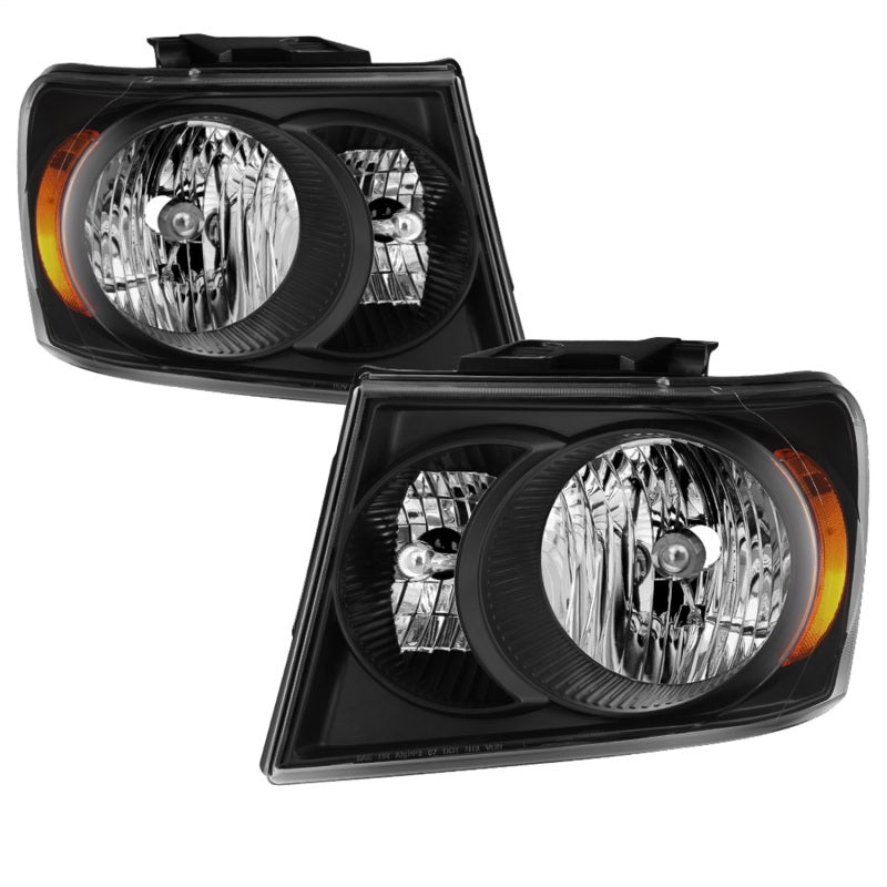 SPYDER xTune 07-09 Dodge Durango OEM Style Headlights - Black (HD-JH-DDU07-AM-BK) 9042577 9042577 Photo - Primary