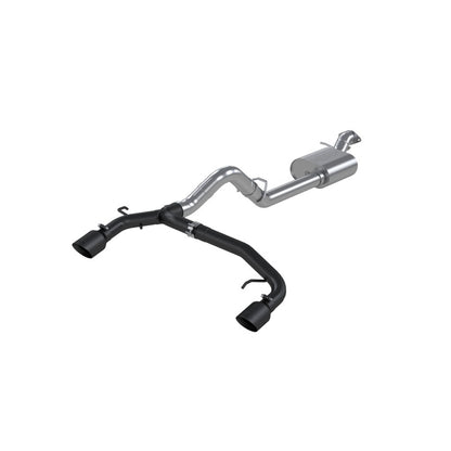 MBRP 21-22 Ford Bronco 2.3/2.7L EcoBoost 2/4-Dr 3in Catback Dual Split Rear Exit BLK AL S5241BLK S5241BLK Photo - Primary