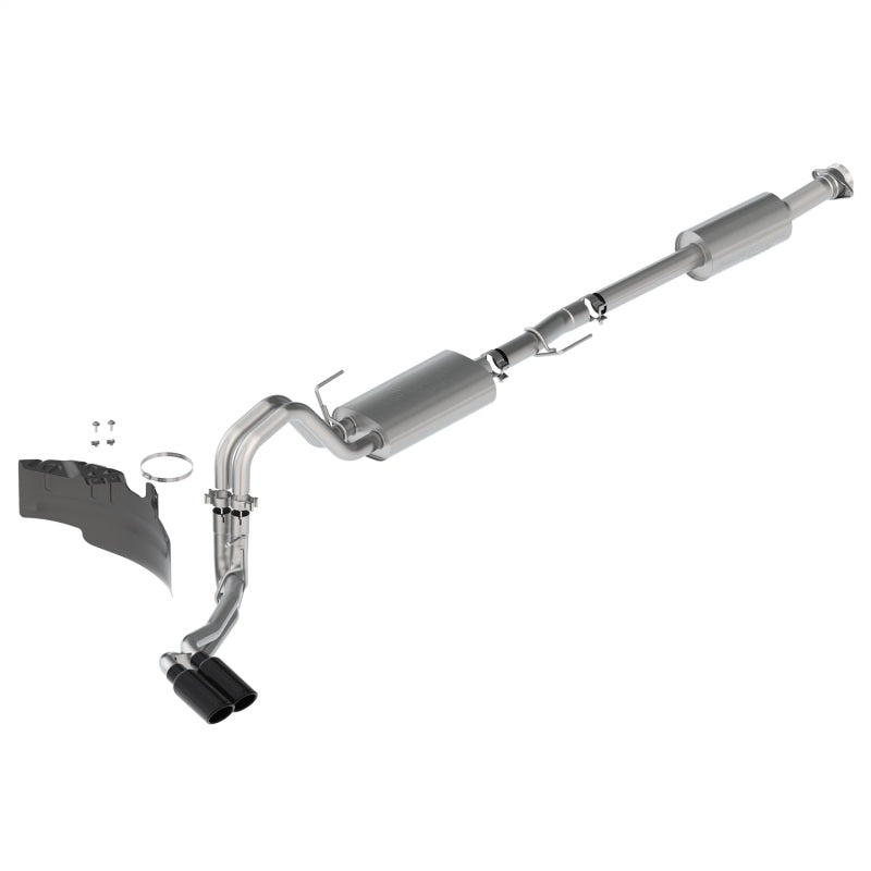 Ford Racing 21-22 F-150 2.7L/3.5L/5.0L Side Exit Touring Exhaust - Black Tips M-5200-FTBS M-5200-FTBS Photo - Primary