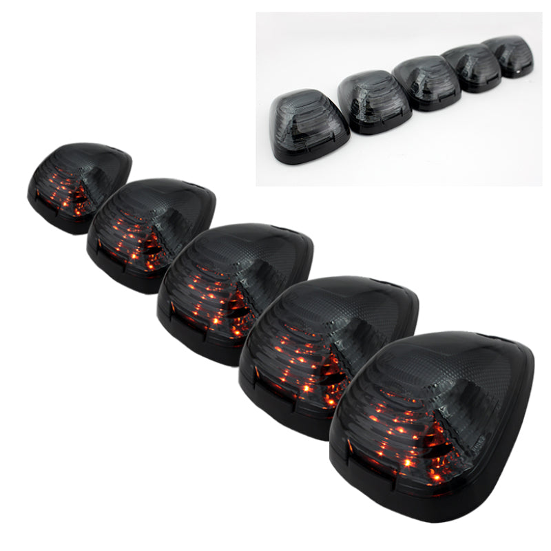 SPYDER xTune Ford SuperDuty F250-F250 99-15 Amber LED Cab Roof lights - Smoke ACC-LED-FDSD99-CR-SM 9924590 9924590 Photo - Primary
