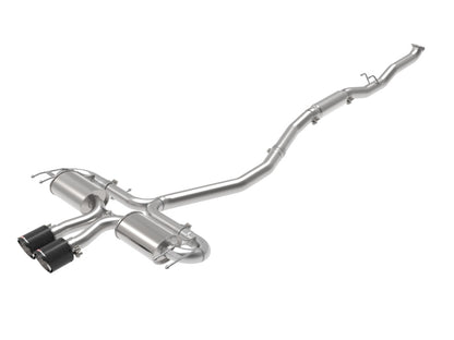 aFe Takeda 3in 304 SS Cat-Back Exhaust System w/CF Tips 17-20 Honda Civic Sport L4-1.5L (t) 49-36624-C 49-36624-C Photo - Primary