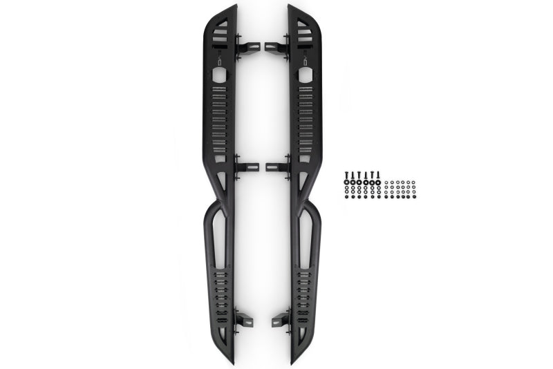 DV8 Offroad 07-18 Jeep Wrangler JK (4 Door Only) OE Plus Side Steps SRJK-08 SRJK-08 Photo - Unmounted