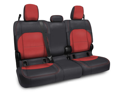 PRP Seats PRP 2020+ Jeep Gladiator JT Rear Bench Cover with Cloth Interior - Black/Red B055-05 B055-05 Photo - Primary