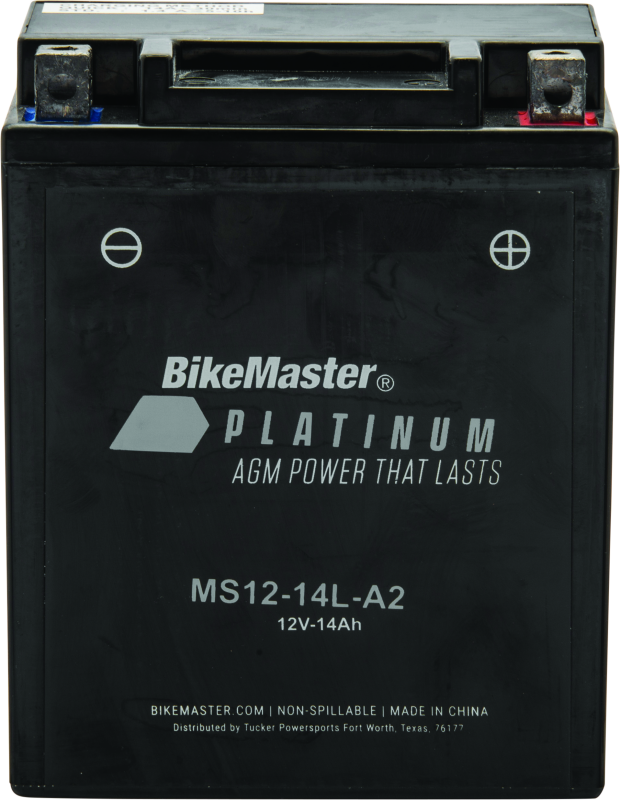 BikeMaster AGM Battery - MS12-14L-A2 780714 780714 Photo - Primary