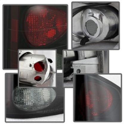 Spyder Chevy S10 94-04/Isuzu Hombre 96-00 Euro Tail Lights Blk Smke ALT-YD-CS1094-BSM 5078049 5078049 Photo - Unmounted