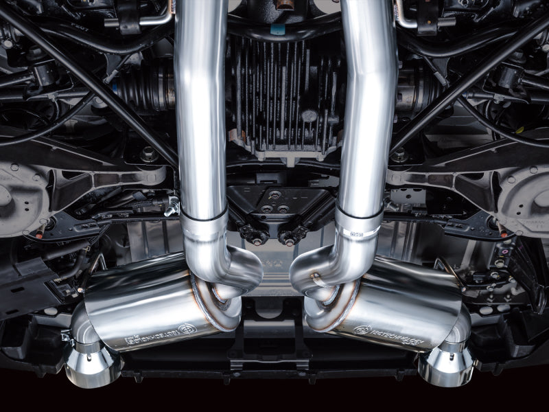 AWE Tuning AWE 2023 Nissan Z RZ34 RWD Touring Edition Catback Exhaust System w/ Chrome Silver Tips 3015-32400 3015-32400 Photo - Mounted
