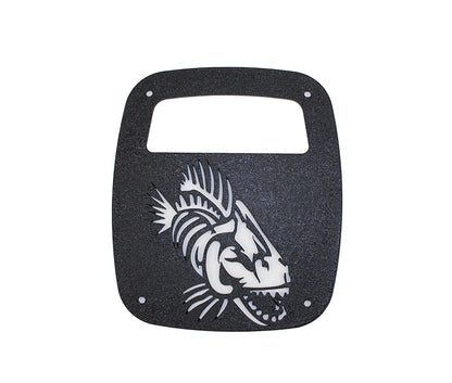 Fishbone Offroad Jeep Wrangler CJ YJ TJ Tail Light Covers - Black Textured Powdercoat FB31044 FB31044 Photo - out of package
