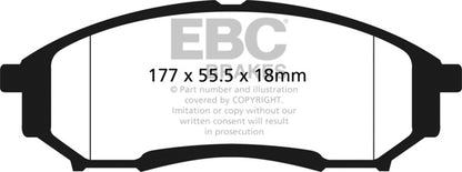 EBC Disc Brake Pad Set ED91778 Photo - Primary