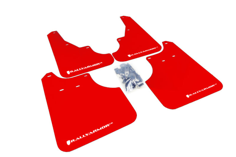Rally Armor 09-13 Forester UR Red Mud Flap White Logo MF11-UR-RD/WH Photo - Primary