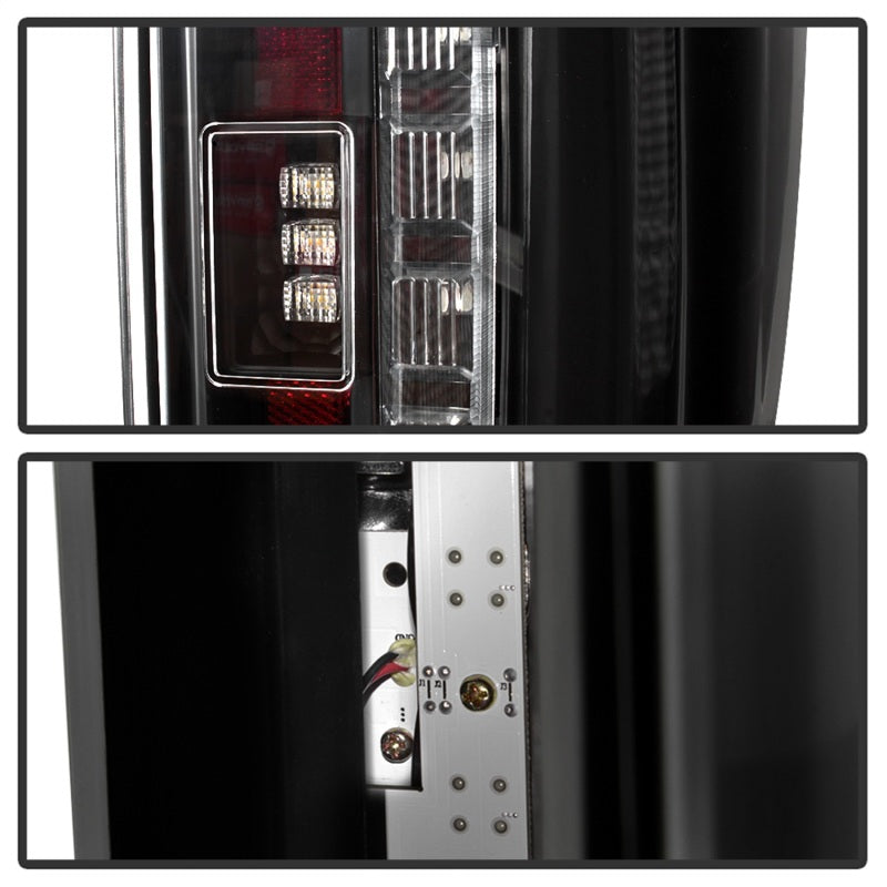 Spyder 17-18 Ford F-250 SD (w/Blind Spot Sensor) LED Tail Lights - Blk (ALT-YD-FS17BS-LED-BK) 5085610 5085610 Photo - Unmounted