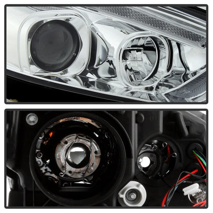 Spyder 15-18 Ford Focus Projector Headlights - Seq Turn Light Bar - Chrome PRO-YD-FF15-LBSEQ-C 5086457 5086457 Photo - Unmounted