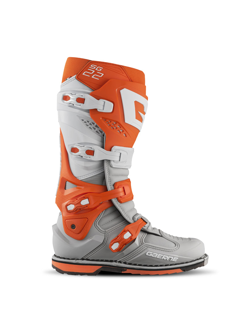 Gaerne SG22 Boot Orange/White/Grey Size 10.5 2262-008-10.5