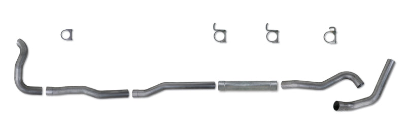 Diamond Eye Performance Diamond Eye KIT 4in TB MFLR RPLCMENT PIPE SGL AL: 89-93 DODGE CUMMINS 5.9L K4211A-RP K4211A-RP Photo - Unmounted