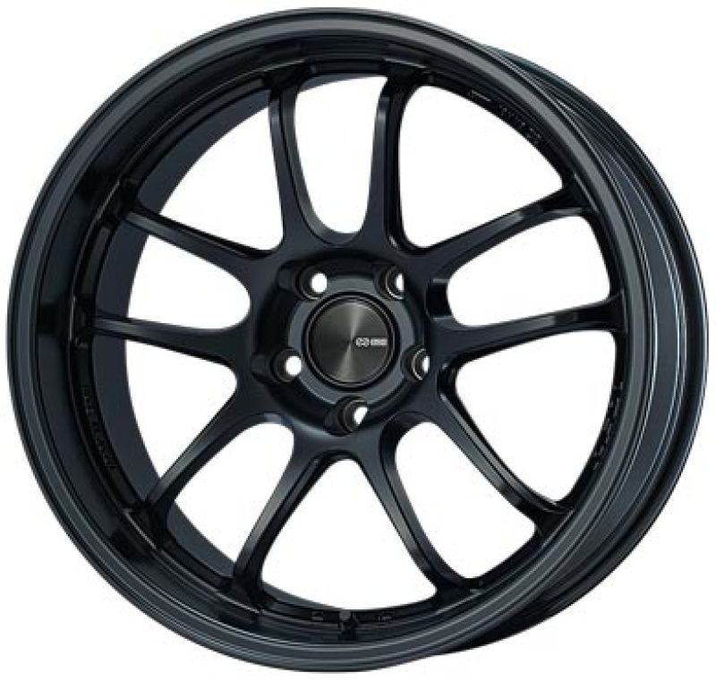 Enkei PF01EVO Wheel Black 18x9.5 +12 5x114.3 489-895-6512BK Photo - Primary