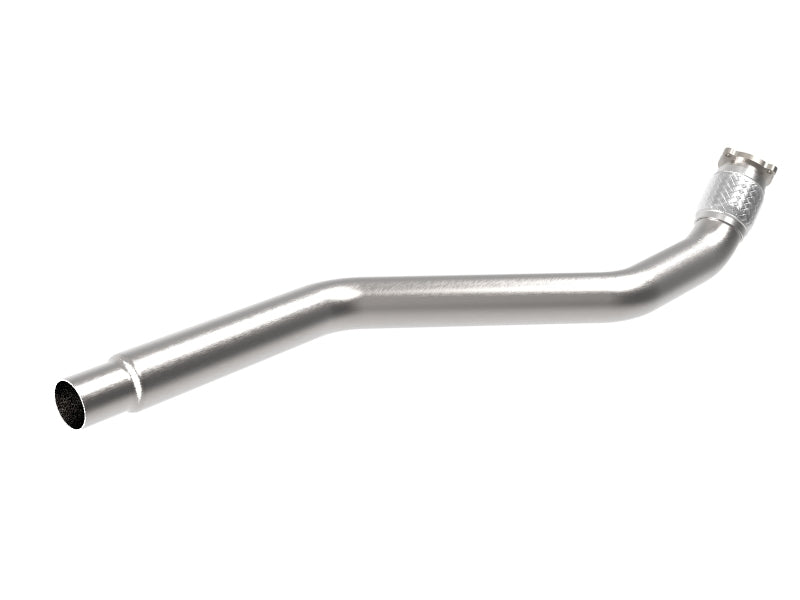 afe POWER MACH Force-Xp 09-16 Audi A4/A5 B8 L4-2.0L(t) 304 SS 3in. Front Resonator Delete Pipe 49-36428 49-36428 Photo - Primary