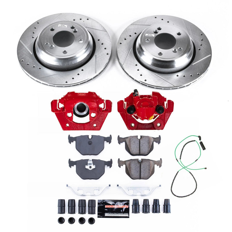 PowerStop Power Stop 01-06 BMW M3 Rear Z23 Evolution Kit w/Calipers KC5732A KC5732A Photo - Primary