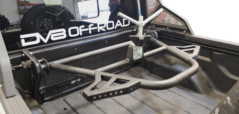 DV8 Offroad 2019+ Jeep Gladiator In-Bed Adjustable Tire Carrier TCGL-01 TCGL-01 User 1