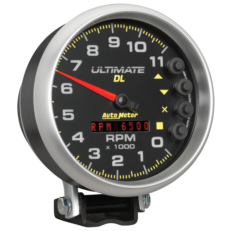 Autometer 5 inch Ultimate DL Playback Tachometer 11000 RPM - Black 6897 6897 User 5