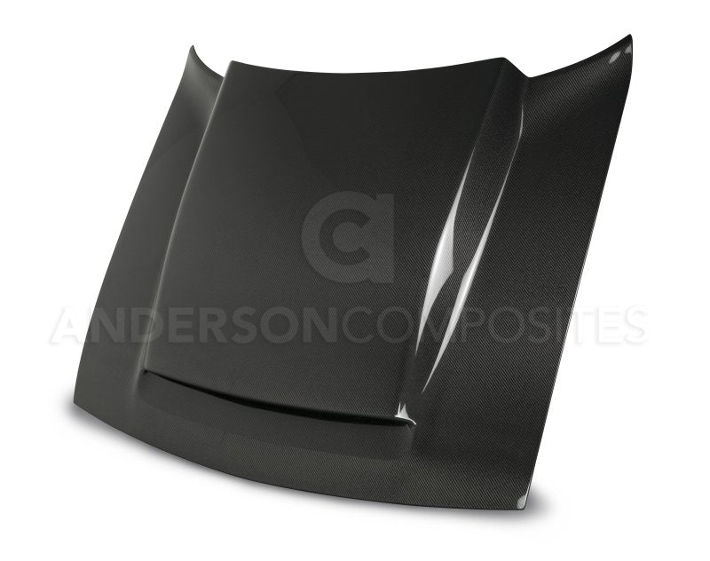 Anderson Composites 2018 Dodge Demon Cowl-Style Carbon Fiber Hood AC-HD18DGCHDM-KB AC-HD18DGCHDM-KB Photo - Primary
