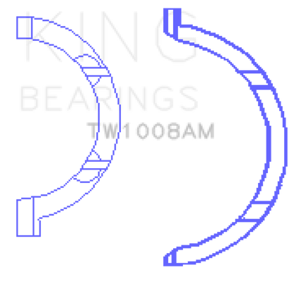 King Engine Bearings King Nissan QR25DE DOHC 16 Valve Thrust Washer Set TW1008AM TW1008AM Photo - Primary