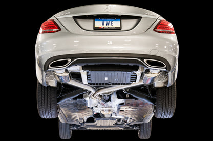AWE Tuning Mercedes-Benz W205 C300 Touring Edition Exhaust 3015-31014 3015-31014 Photo - Mounted