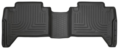 Husky Liners 2016 Toyota Tacoma Crew Cab WeatherBeater 2nd Row Black Floor Liners 14951 Photo - Primary