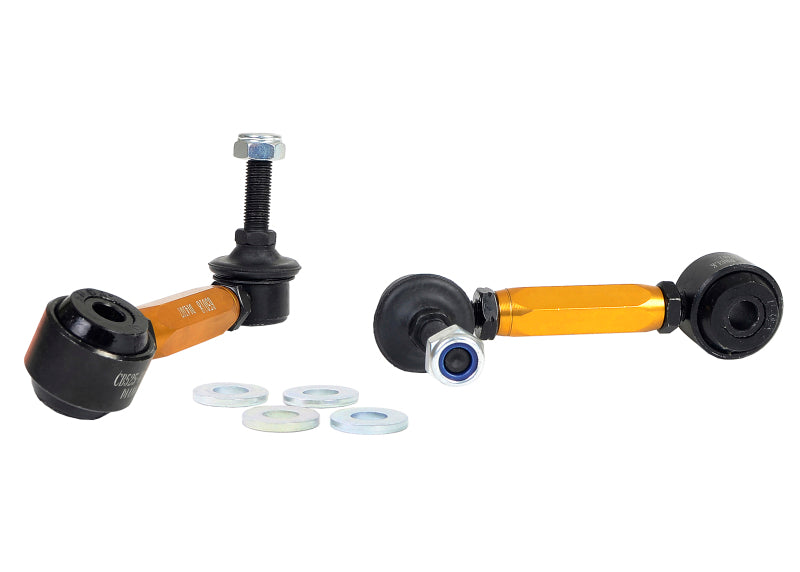 Whiteline Sway Bar Link Kit Heavy Duty Adj Steel Ball Audi A3 2006-2011 KLC150 Photo - Primary