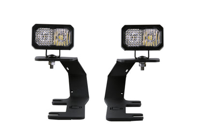 Diode Dynamics 14-19 Silverado/Sierra SSC2 LED Ditch Light Kit Sport - White Combo DD6659 DD6659 Photo - Primary