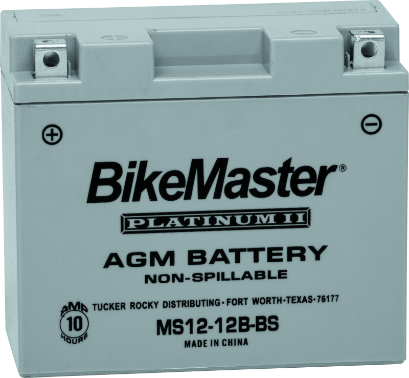 BikeMaster AGM Battery - MS12-12B-BS 780762 780762 Photo - Primary